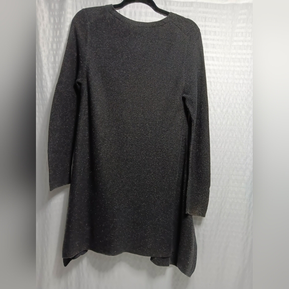EILEEN FISHER  Knit Long Sleeve v neck aline midi Dress. Ladies size s - Picture 3 of 8